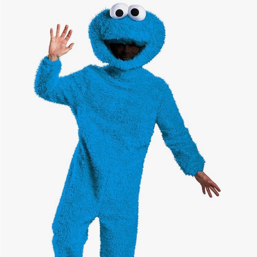 Disguise Blue Fuzzy Monster Costume